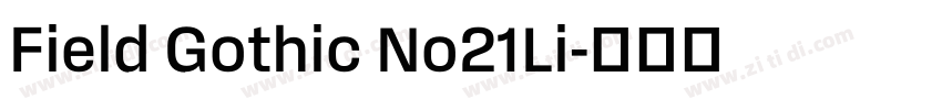 Field Gothic No21Li字体转换 Field Gothic No21Li字体转换